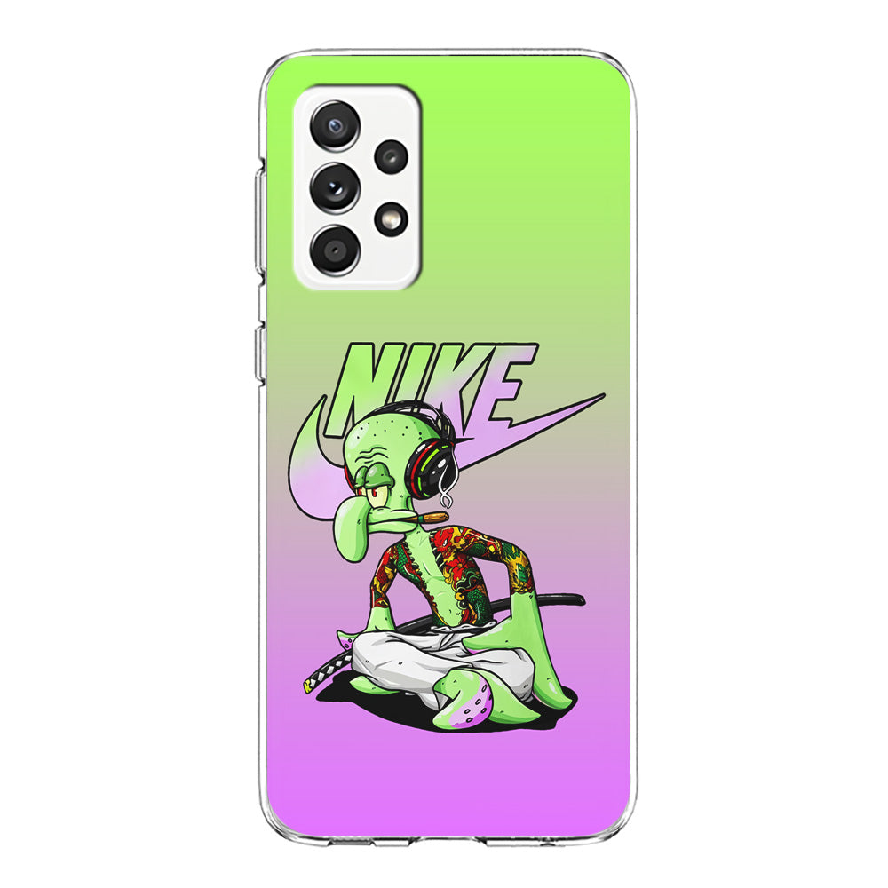 Nike Squidward Gangster Samsung Galaxy A72 Case