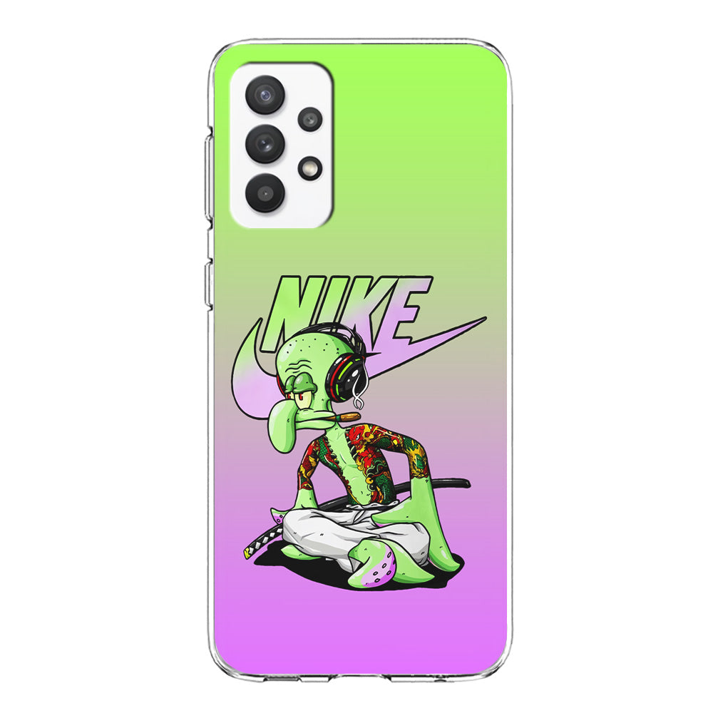 Nike Squidward Gangster Samsung Galaxy A32 Case