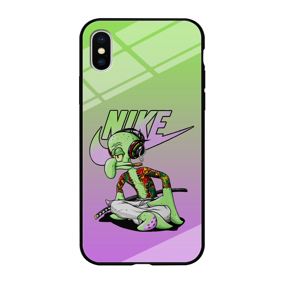 Nike Squidward Gangster iPhone Xs Case