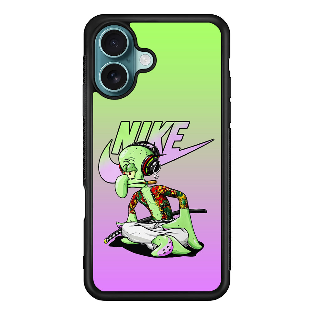 Nike Squidward Gangster iPhone 16 Plus Case - Altracase