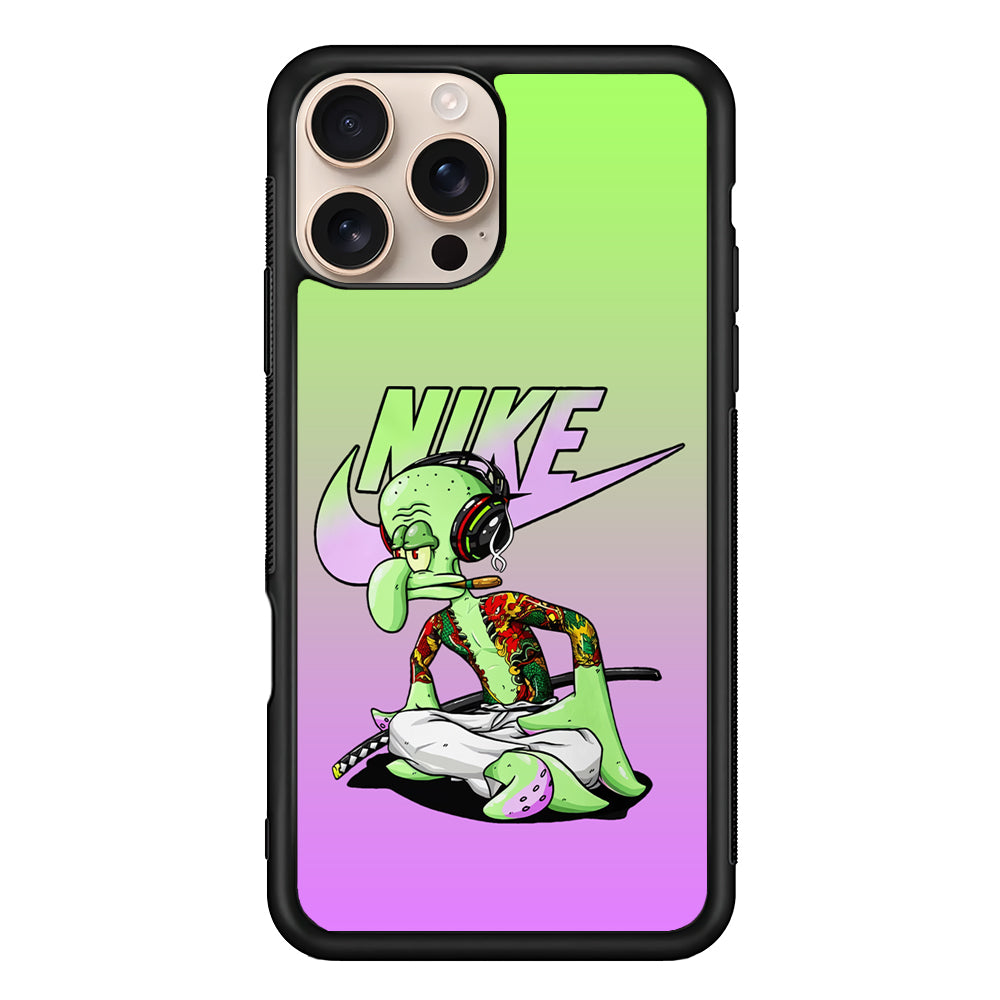 Nike Squidward Gangster iPhone 16 Pro Max Case - Altracase