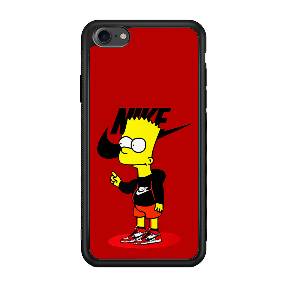 Nike Style Bart Simpson iPhone SE 3 2022 Case