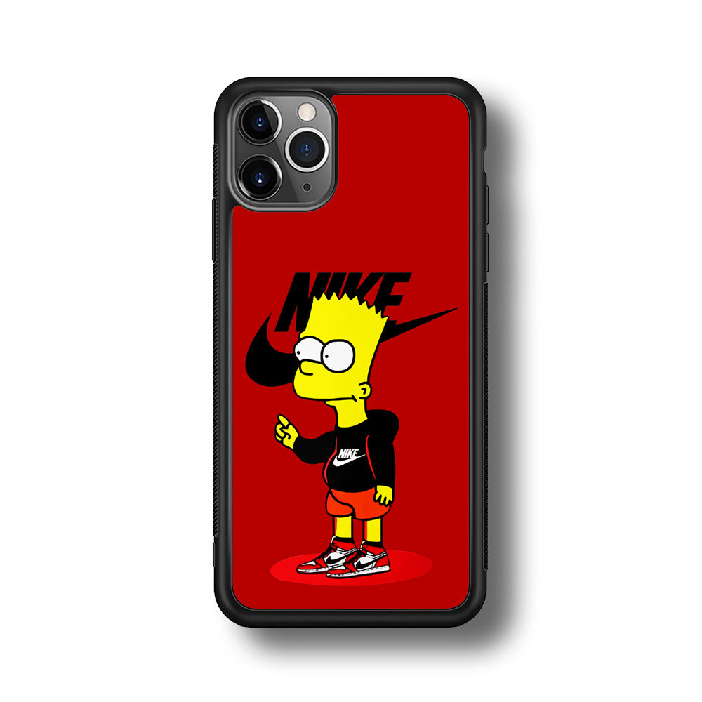 Nike Style Bart Simpson iPhone 11 Pro Max Case