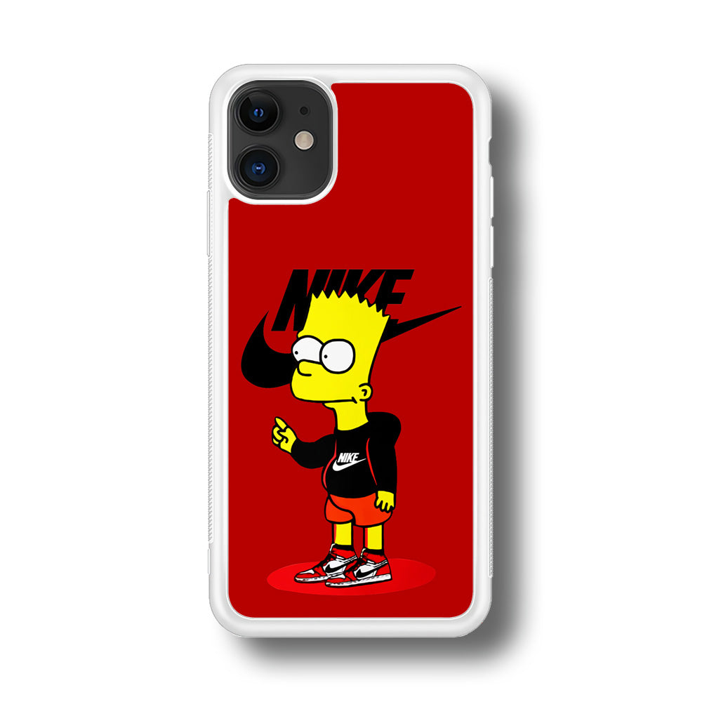 Nike Style Bart Simpson iPhone 11 Case