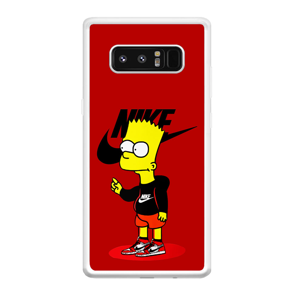 Nike Style Bart Simpson Samsung Galaxy Note 8 Case