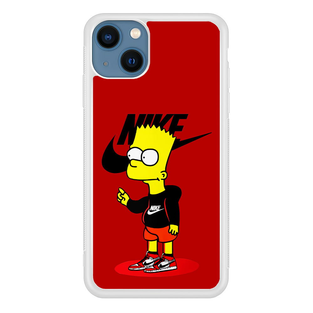 Nike Style Bart Simpson iPhone 13 Mini Case