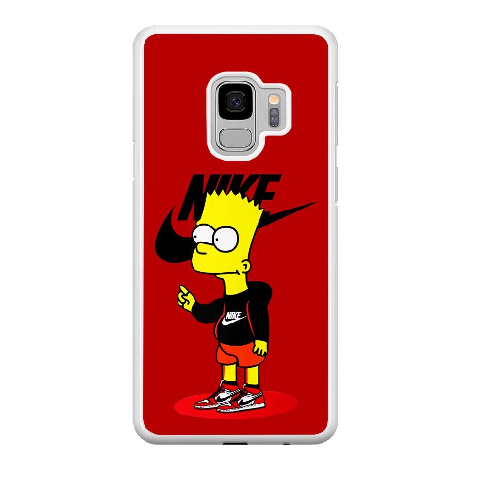 Nike Style Bart Simpson Samsung Galaxy S9 Case