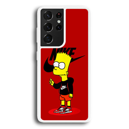 Nike Style Bart Simpson Samsung Galaxy S24 Ultra Case