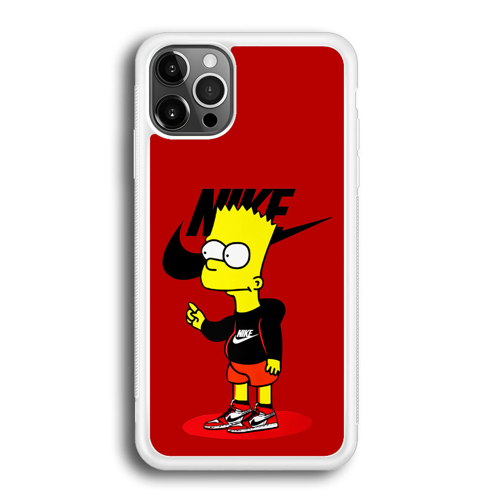 Nike Style Bart Simpson iPhone 12 Pro Case