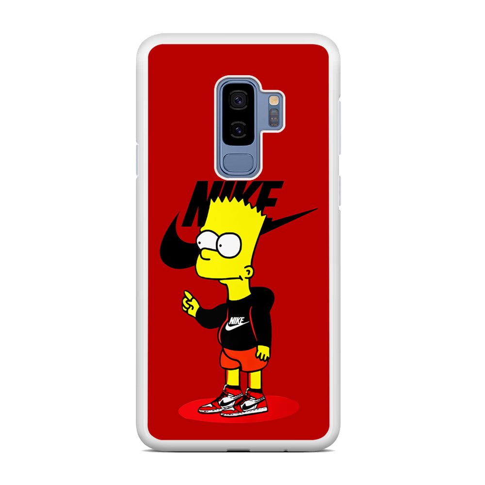 Nike Style Bart Simpson Samsung Galaxy S9 Plus Case