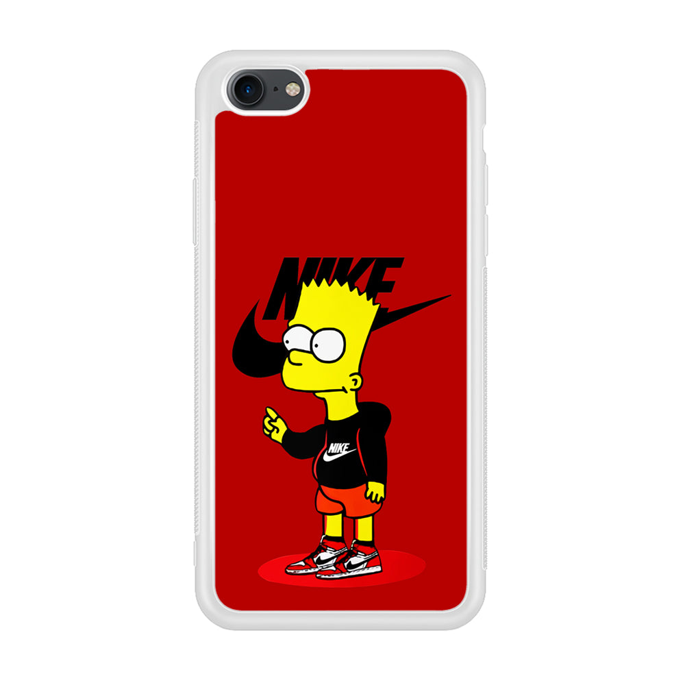 Nike Style Bart Simpson iPhone SE 3 2022 Case