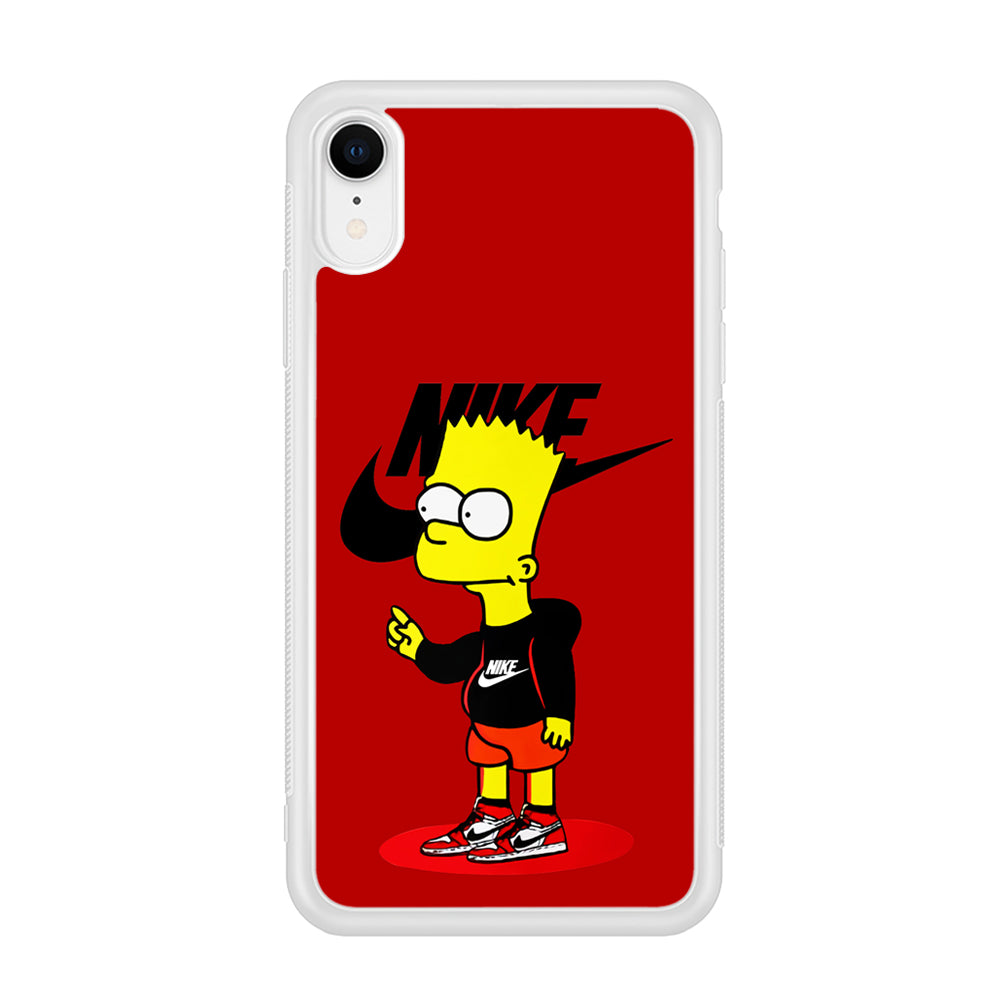 Nike Style Bart Simpson iPhone XR Case