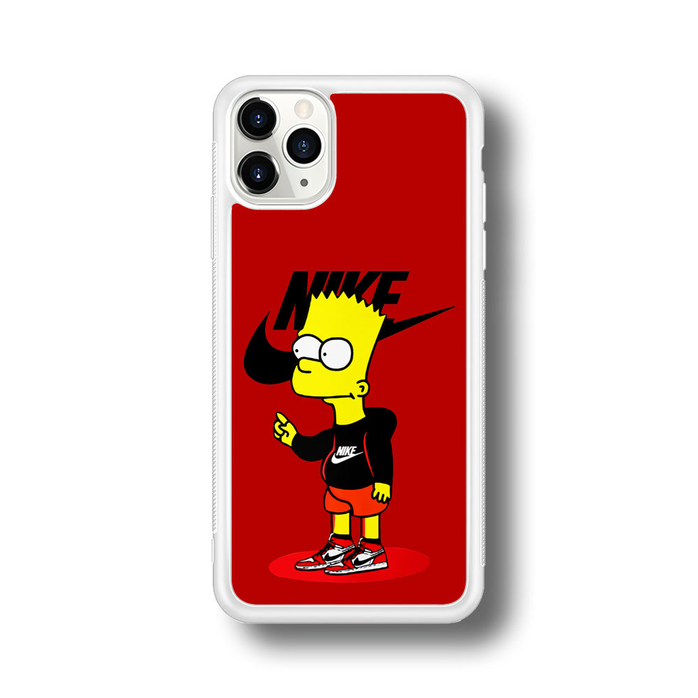 Nike Style Bart Simpson iPhone 11 Pro Max Case