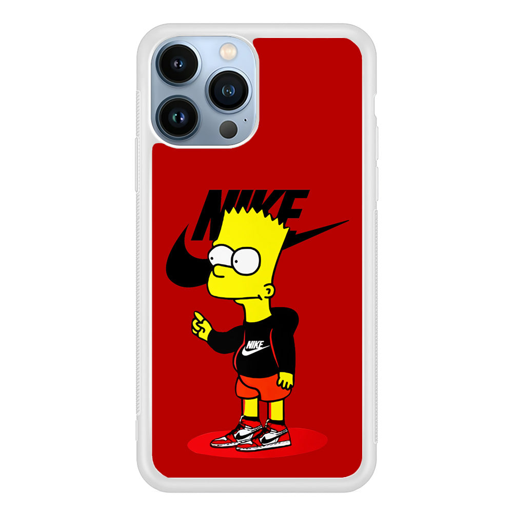 Nike Style Bart Simpson iPhone 13 Pro Max Case