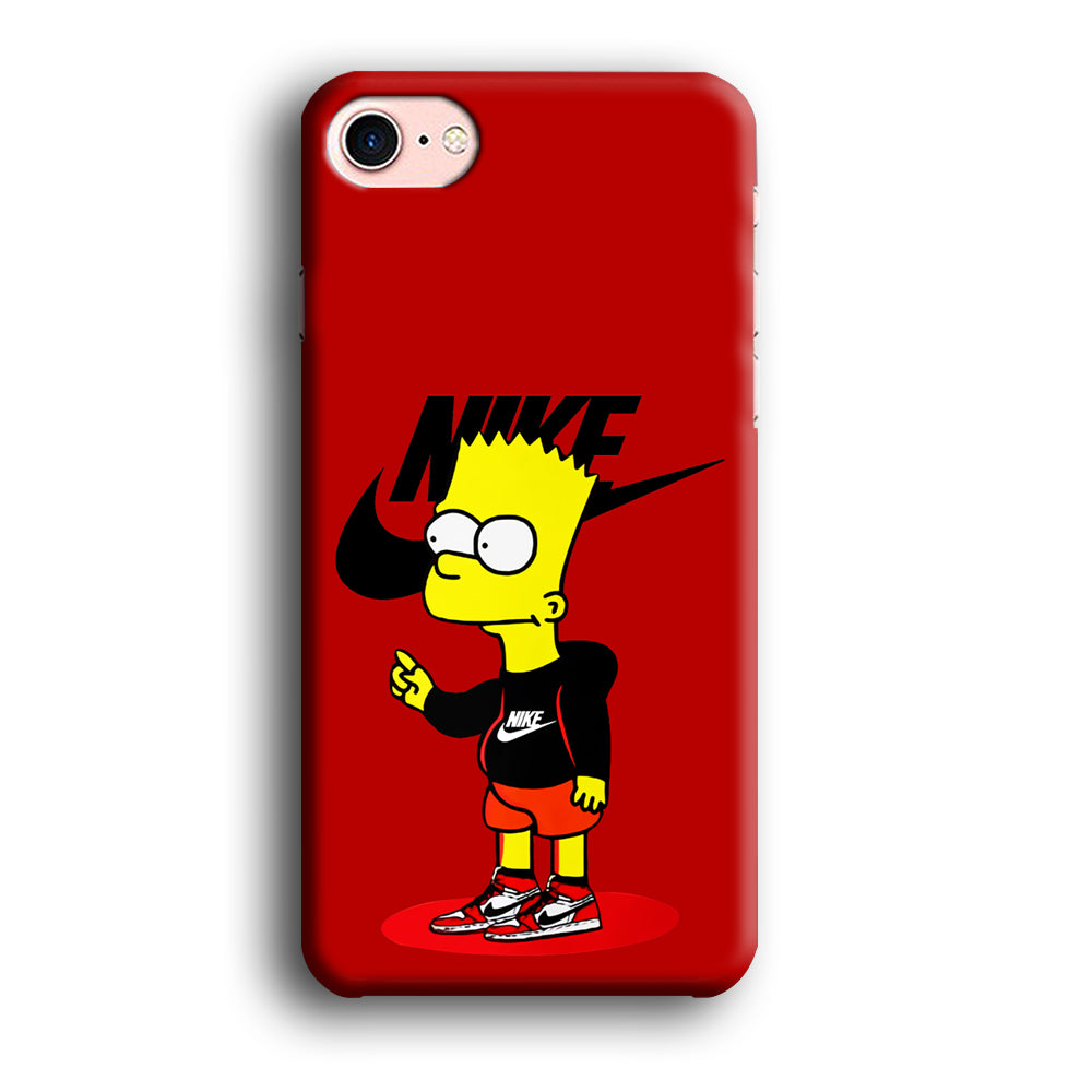 Nike Style Bart Simpson iPhone SE 3 2022 Case