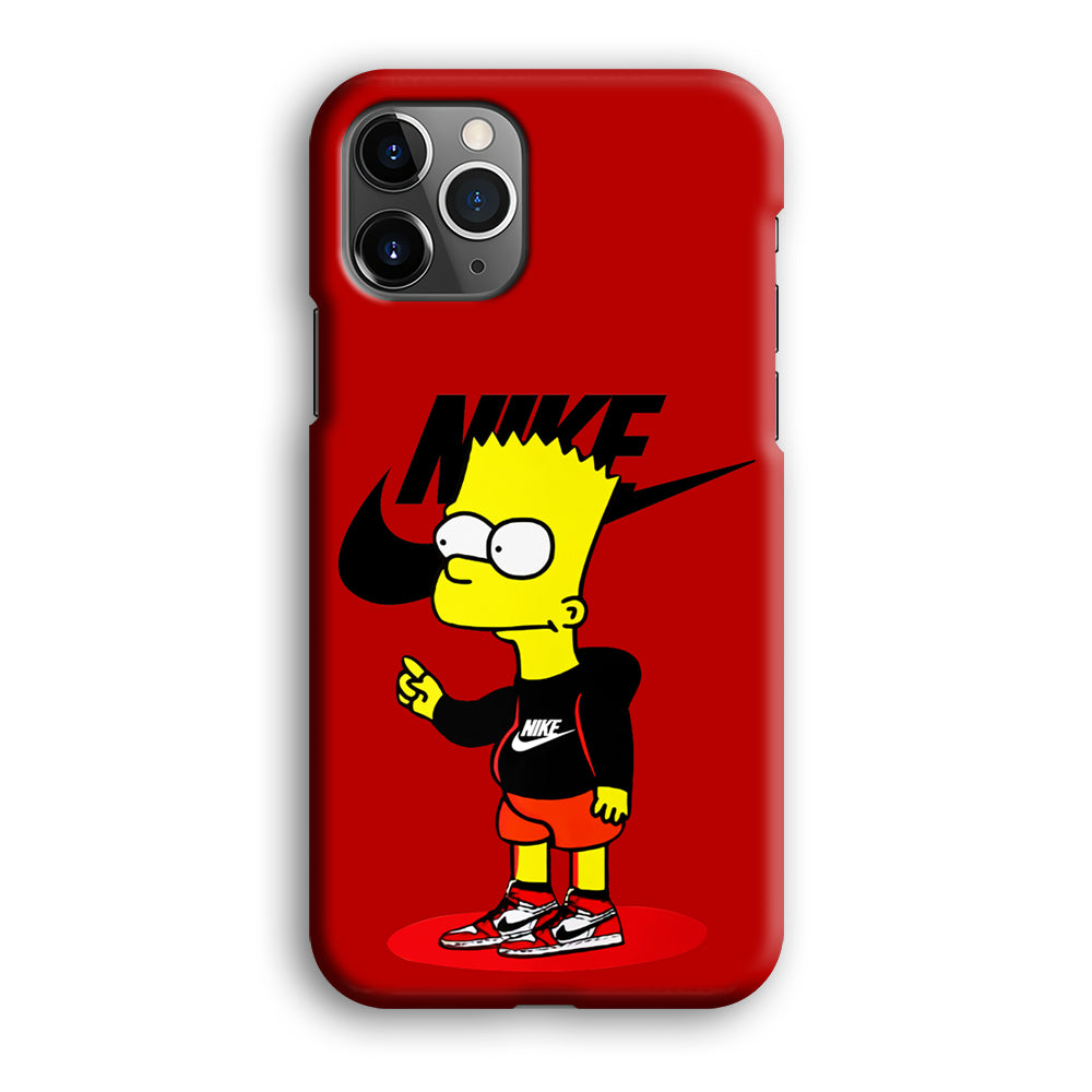 Nike Style Bart Simpson iPhone 12 Pro Case