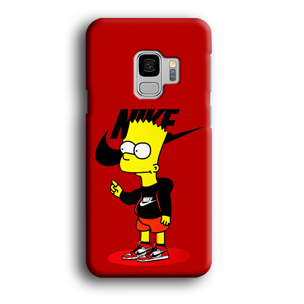 Nike Style Bart Simpson Samsung Galaxy S9 Case