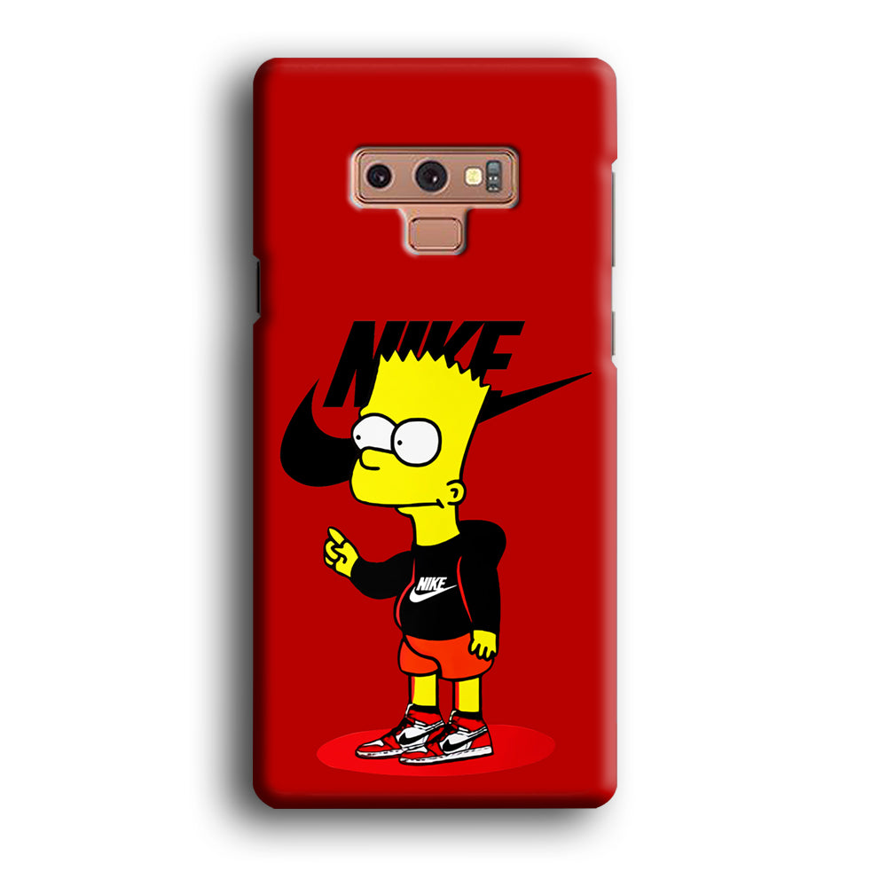 Nike Style Bart Simpson Samsung Galaxy Note 9 Case