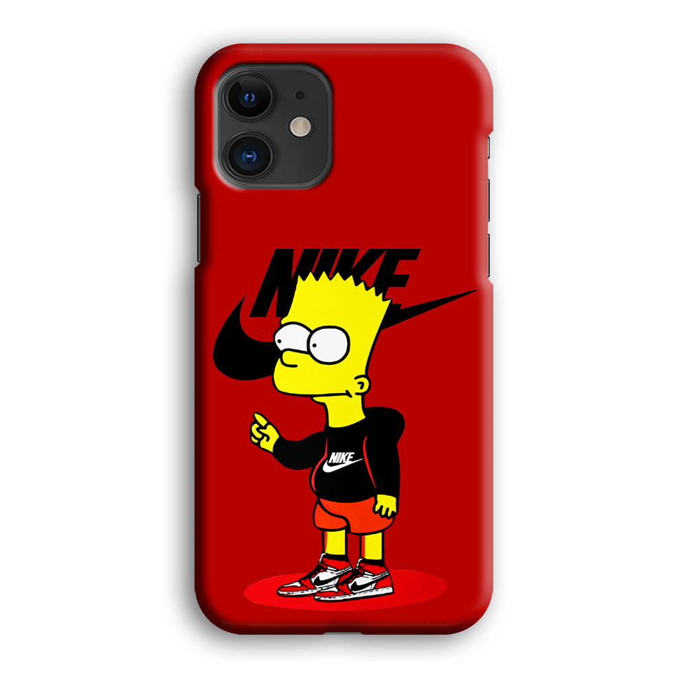 Nike Style Bart Simpson iPhone 12 Mini Case