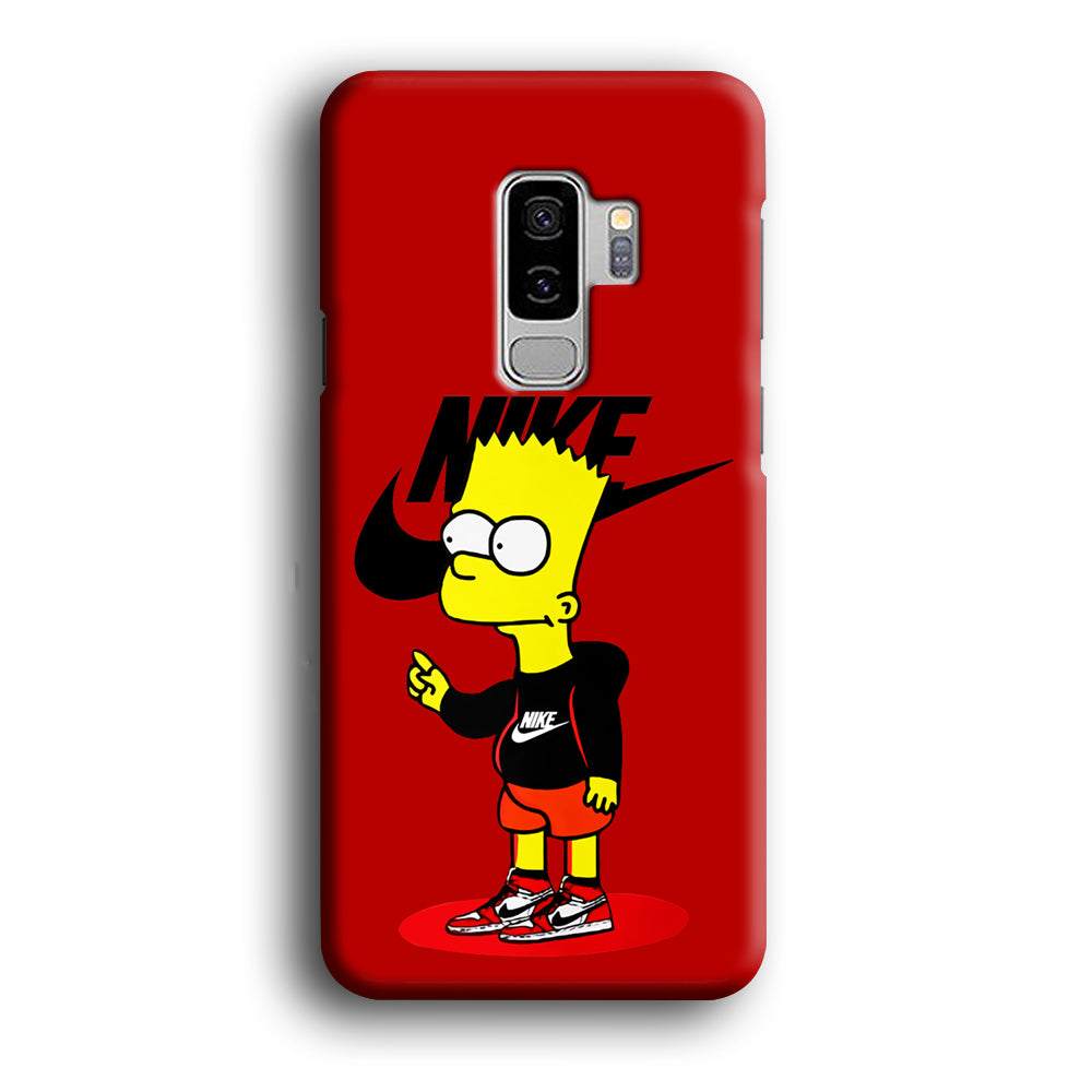 Nike Style Bart Simpson Samsung Galaxy S9 Plus Case