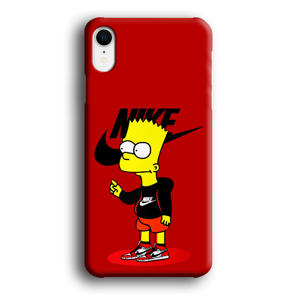 Nike Style Bart Simpson iPhone XR Case