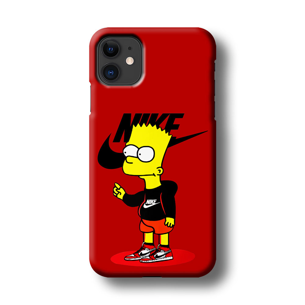 Nike Style Bart Simpson iPhone 11 Case