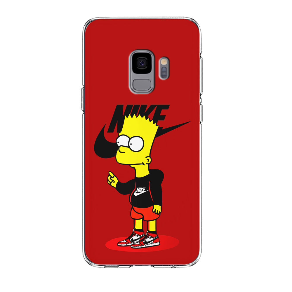 Nike Style Bart Simpson Samsung Galaxy S9 Case