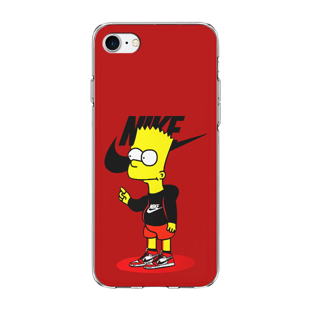 Nike Style Bart Simpson iPhone 8 Case