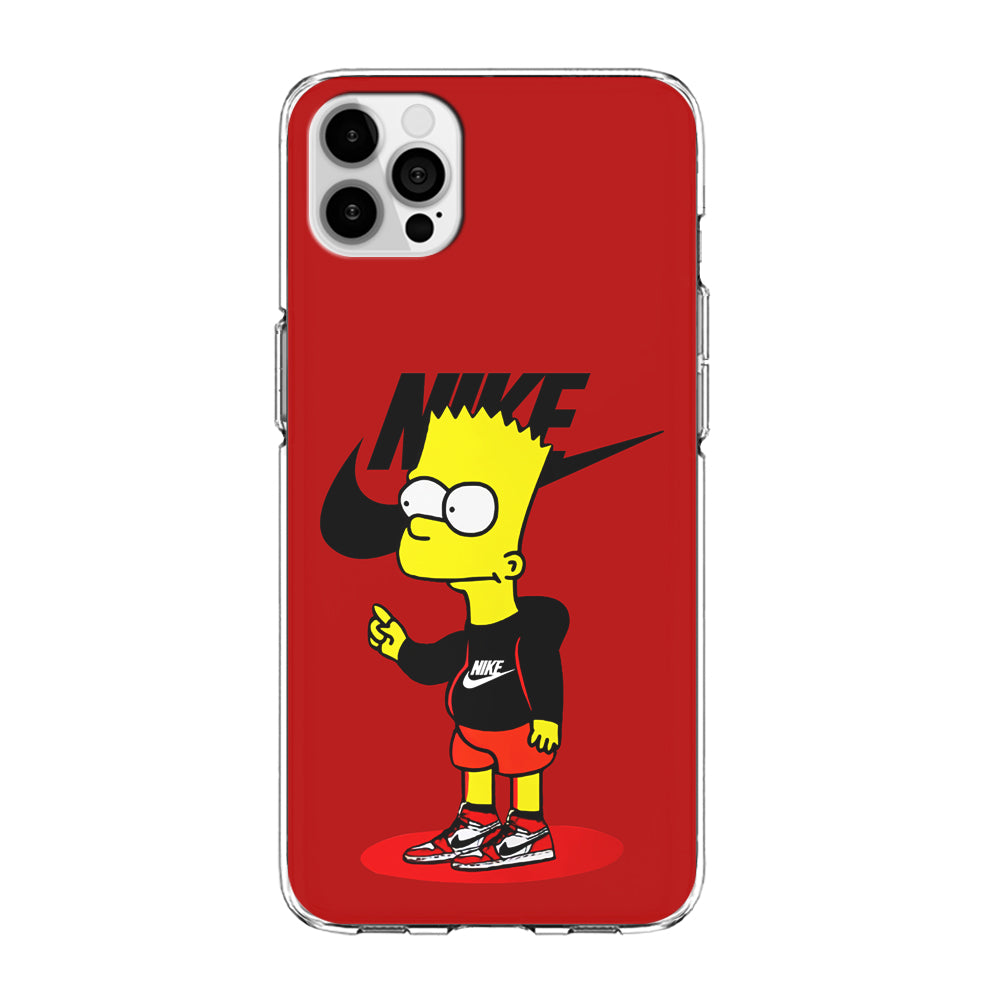 Nike Style Bart Simpson iPhone 12 Pro Case