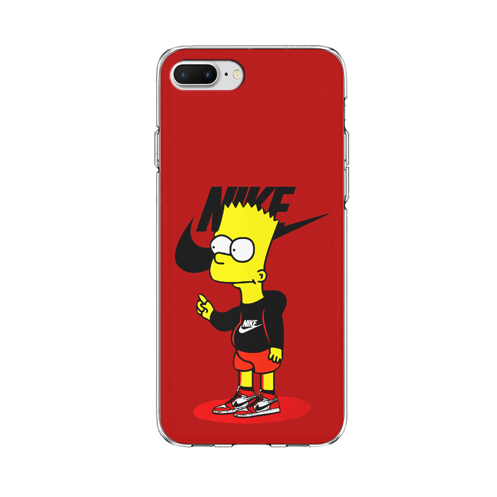 Nike Style Bart Simpson iPhone 7 Plus Case