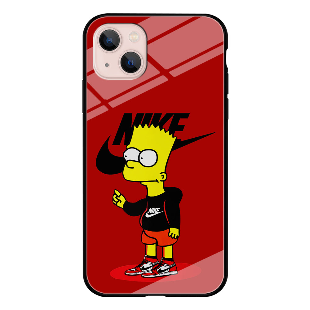 Nike Style Bart Simpson iPhone 13 Mini Case