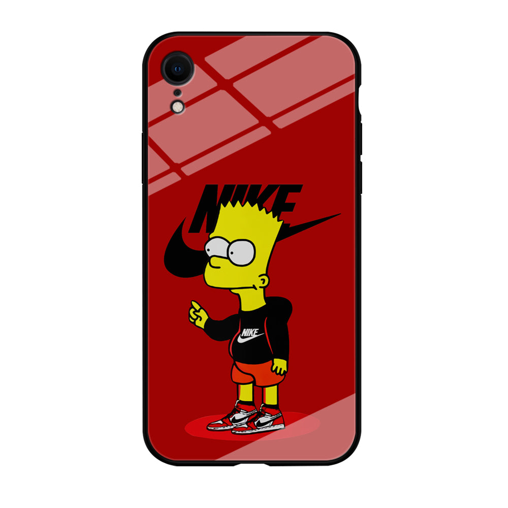 Nike Style Bart Simpson iPhone XR Case