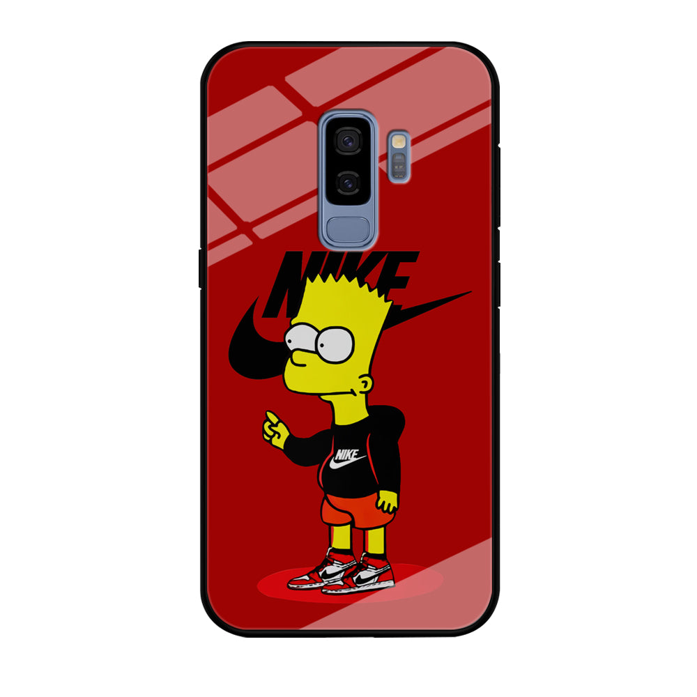 Nike Style Bart Simpson Samsung Galaxy S9 Plus Case