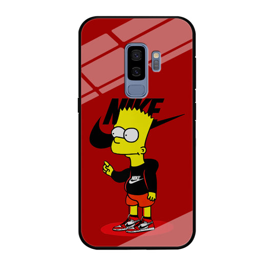 Nike Style Bart Simpson Samsung Galaxy S9 Plus Case