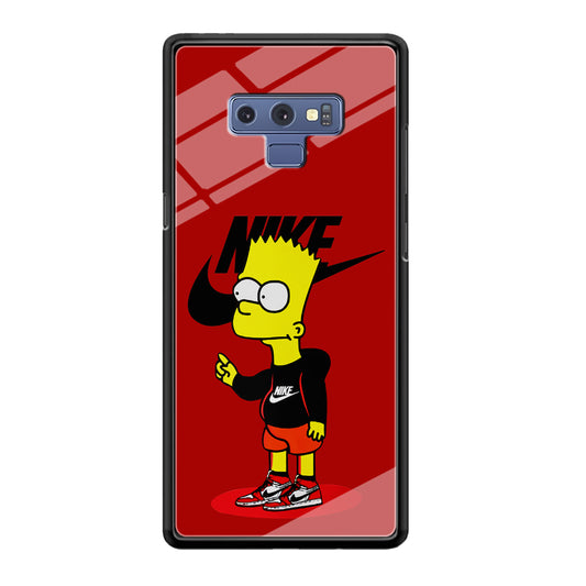 Nike Style Bart Simpson Samsung Galaxy Note 9 Case