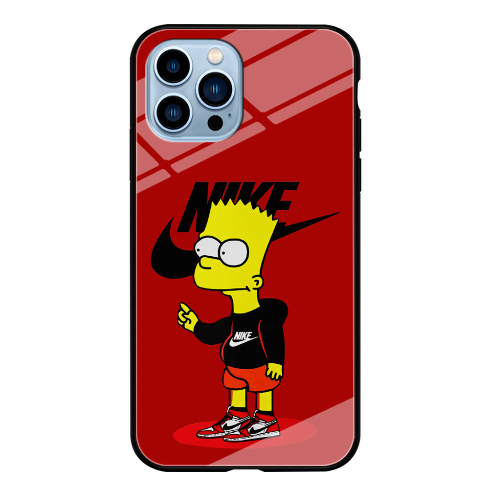 Nike Style Bart Simpson iPhone 13 Pro Max Case