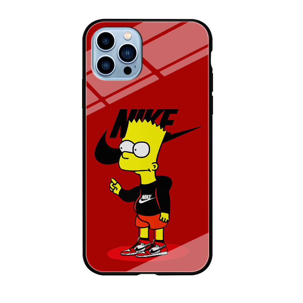 Nike Style Bart Simpson iPhone 12 Pro Case