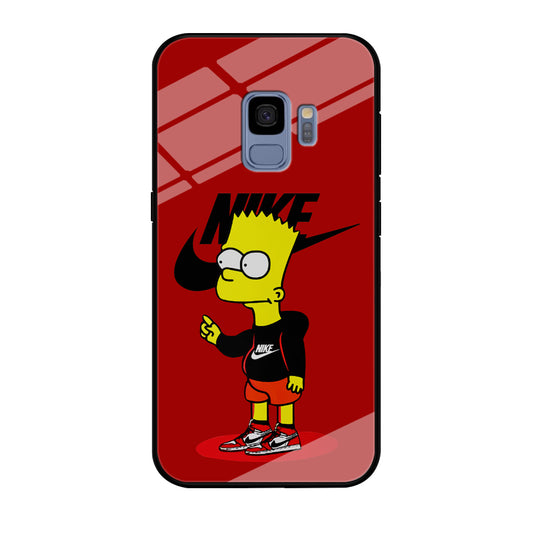 Nike Style Bart Simpson Samsung Galaxy S9 Case