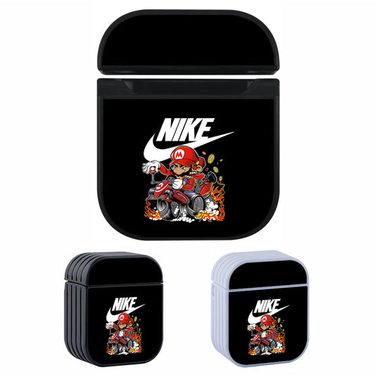 Nike Swoosh Mario Kart Racer Apple AirPods Case-AirPod Case-Altracase