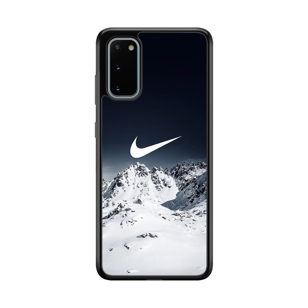 Nike Winter Mount Samsung Galaxy S20 Case-Mobile Phone Case-Rubber Black (2D Case)-Altracase