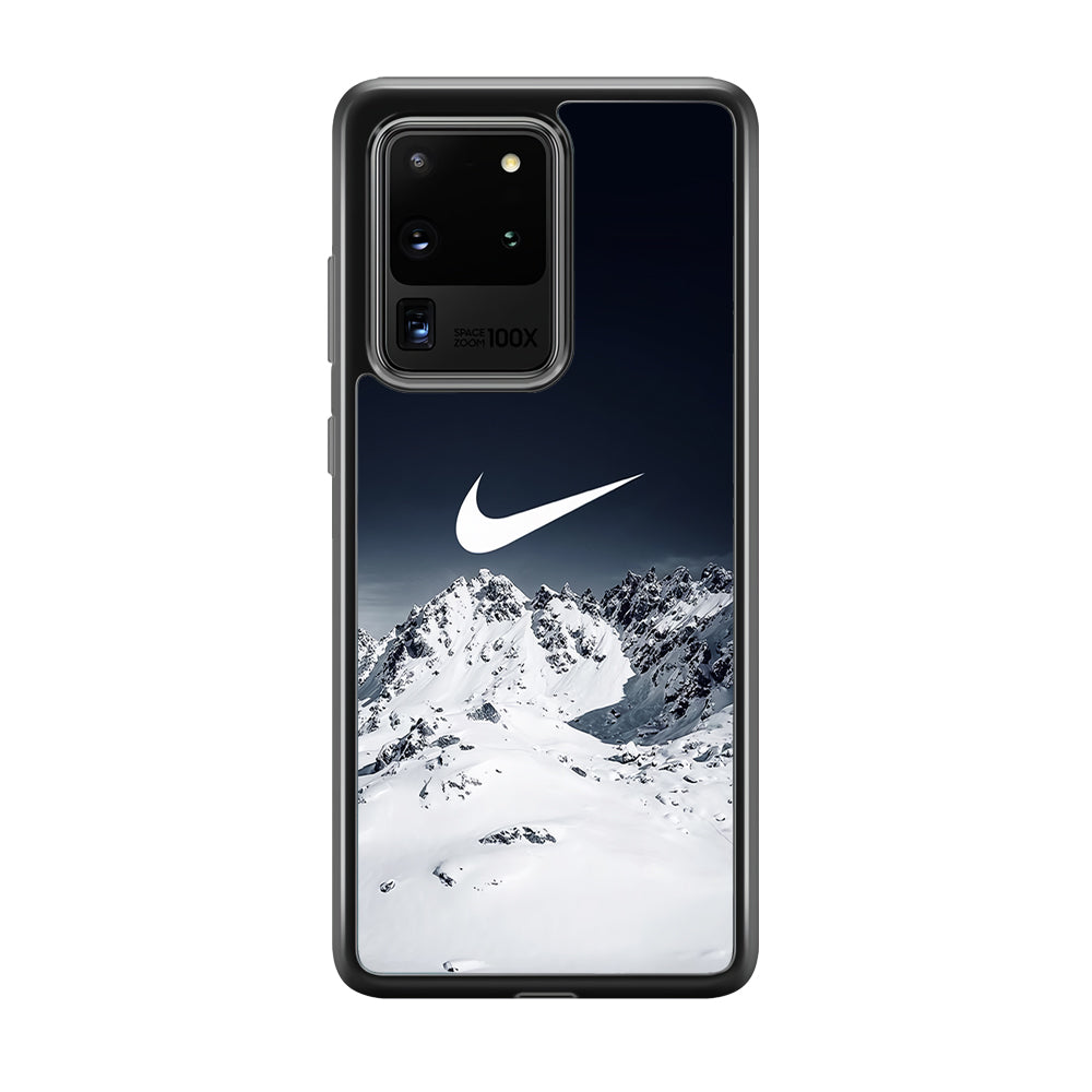 Nike Winter Mount Samsung Galaxy S20 Ultra Case-Mobile Phone Case-Rubber Black (2D Case)-Altracase
