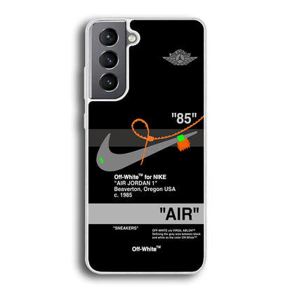 Nike X Air Jordan Black Samsung Galaxy S24 Plus Case