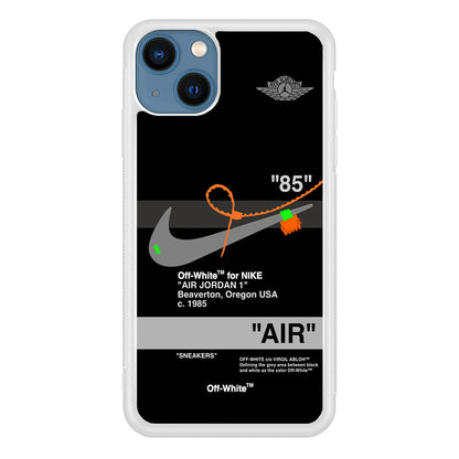 Nike X Air Jordan Black iPhone 15 Plus Case