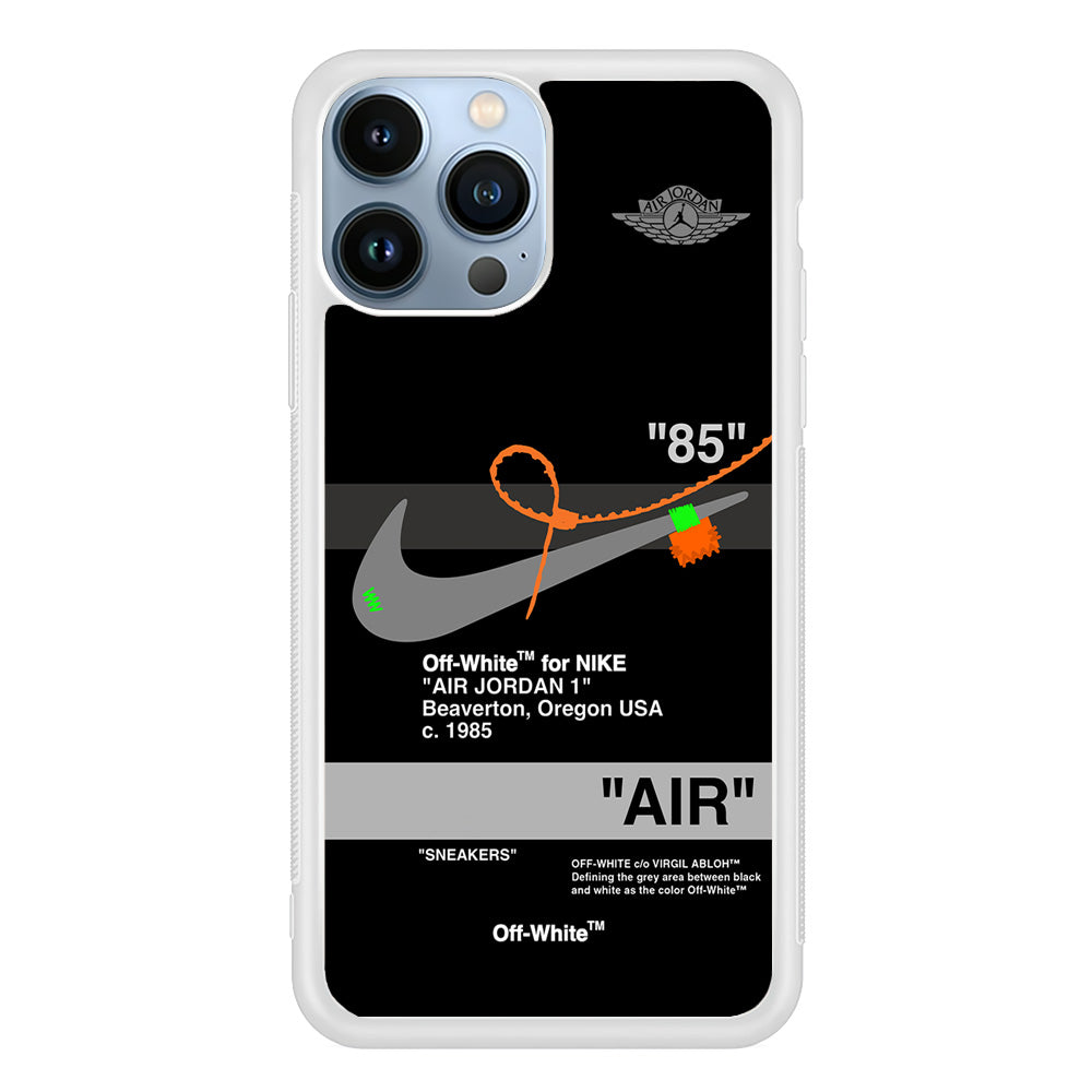 Nike X Air Jordan Black iPhone 15 Pro Case