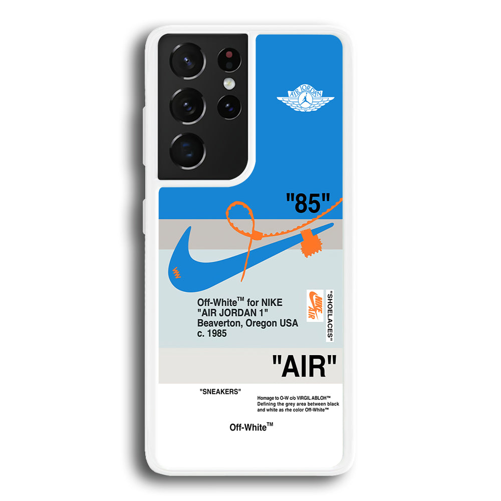 Nike X Air Jordan Blue Samsung Galaxy S24 Ultra Case