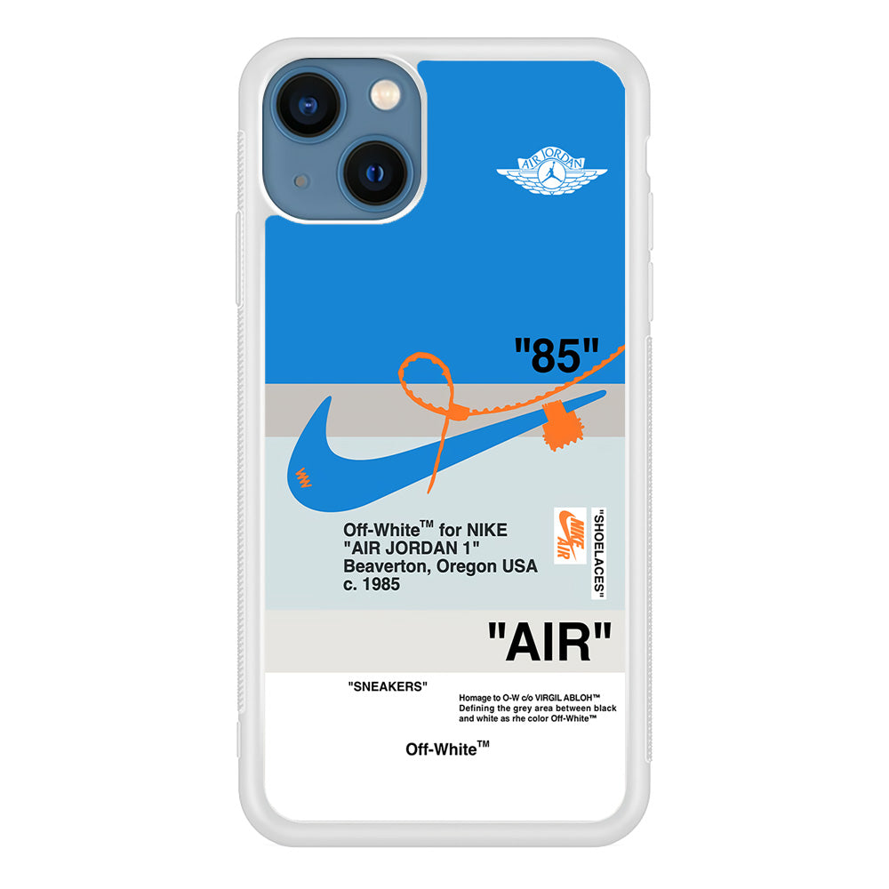 Nike X Air Jordan Blue iPhone 15 Case