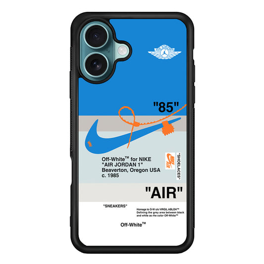 Nike X Air Jordan Blue iPhone 16 Plus Case - Altracase