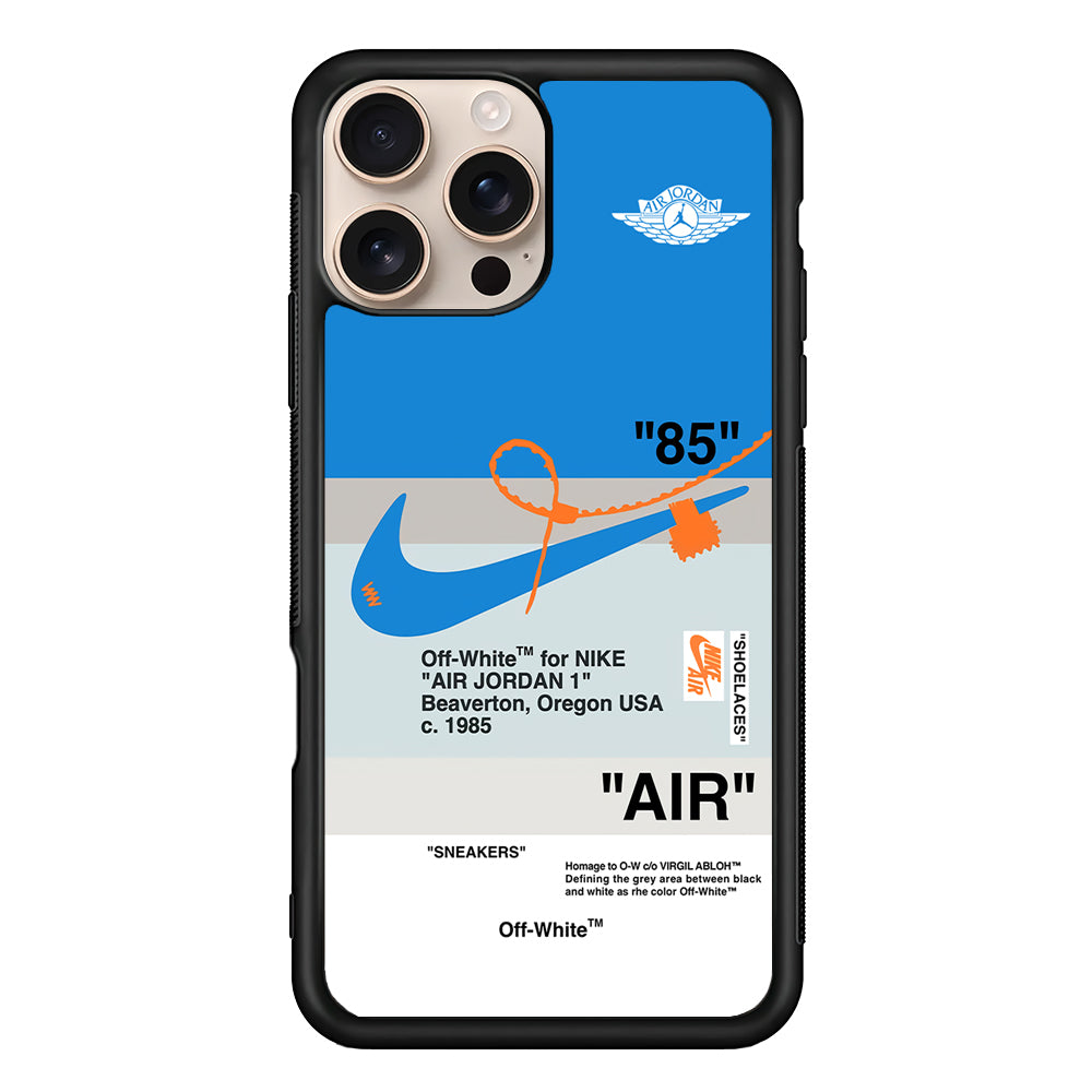 Nike X Air Jordan Blue iPhone 16 Pro Case - Altracase