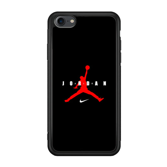 Nike X Air Jordan Logo iPhone SE 2020 Case-Mobile Phone Case-Rubber Black (2D Case)-Altracase