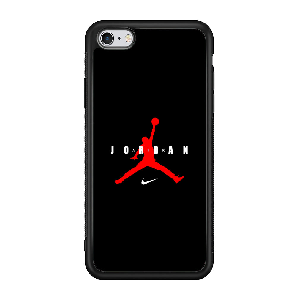 Nike X Air Jordan Logo iPhone 6 | 6s Case-Mobile Phone Case-Rubber Black (2D Case)-Altracase
